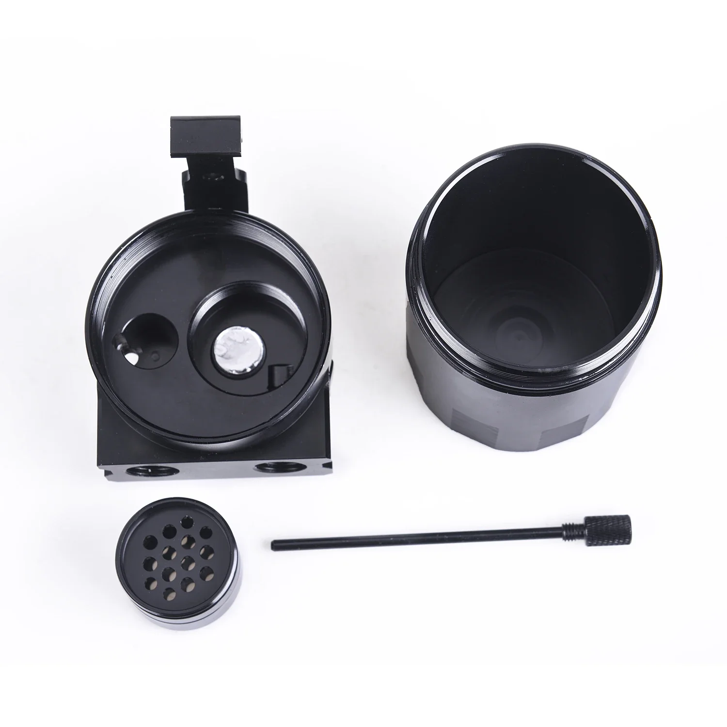 الألومنيوم سيارة يربك النفط الصيد خزان مع فلتر الهواء الاستراحة يربك تركيبات الألومنيوم ثقب مقياس الزيت