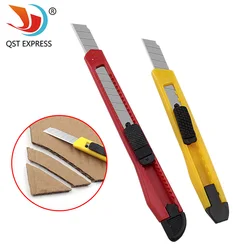 1PC Portable Plastic Handle Utility Knife Express Unpacking Envelope Pocket Paper Cutting Tool