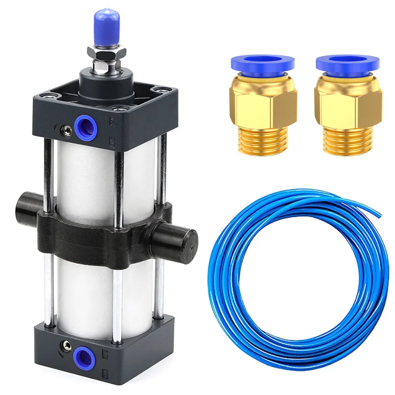 

SC series pneumatic cylinder double acting pull rod type SC32x50-TC aluminum air actuator