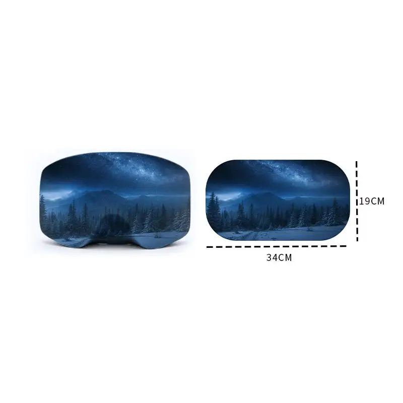 Elastic Ski Goggle Cover, Dustproof Protector, Snowboarding & Snow Sport Glasses Protective Gear view 2