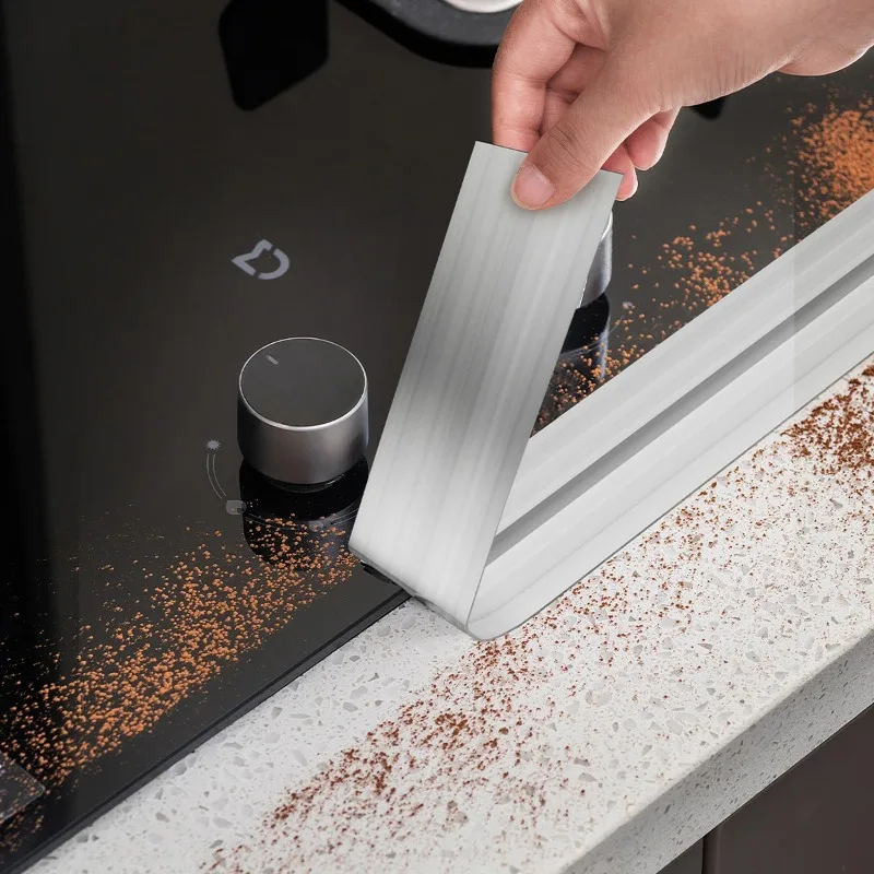 2 Rolls 16m Aluminum Foil Tape, Kitchen Oil-proof Sticker Stovetop Waterproof Edge Sealing, Gas Stove Oil-proof Sticker
