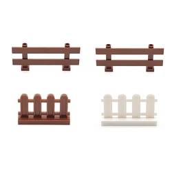 Fence Railing Building Block MOC Railing Stair Barrier Guard Castle Street View Garden Farm DIY Assemble Children's Toys