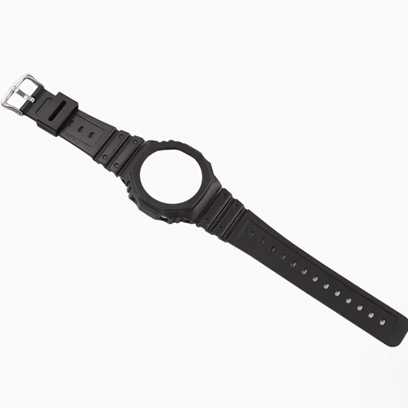 Fof Casio GA-2100/2110 Modified silicone strap case Replacement accessories Red Black White