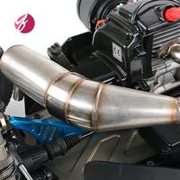 A12F-R2 Exhaust Pipe Built-In Silencer Low Sound Kit For 1/5 Losi 5Ive T Rofun Rovan Lt Kingmotorx2 Rc Car Toy Parts
