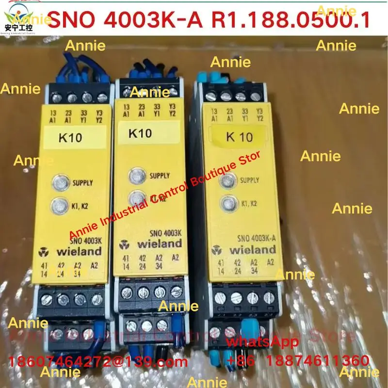 Second-hand test OK  Safety relay SNO 4003K-A R1.188.0500.1