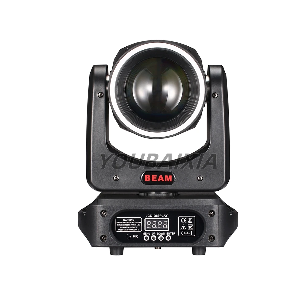 120W mini mobile headlights with flexible headlights with RGBW four in one aperture super bright DJ Dmx Light