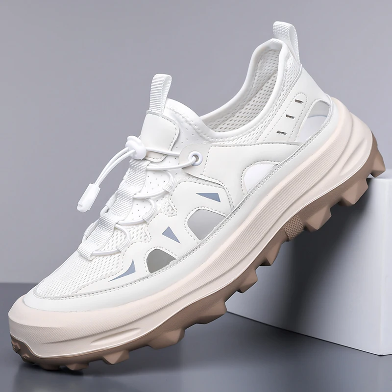 

Men's Casual Sneakers 2026 Summer New Arrival Breathable Mesh Thick Sole Height Increasing Running Shoes