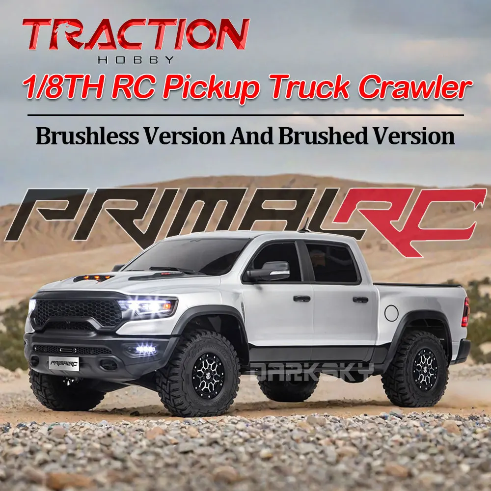 

TRACTION HOBBY KM 1500 4WD RC Road Crawler 1/8 Electric Remote Control Model Cars RTR Brushless/Brushed Adult Children's Toys