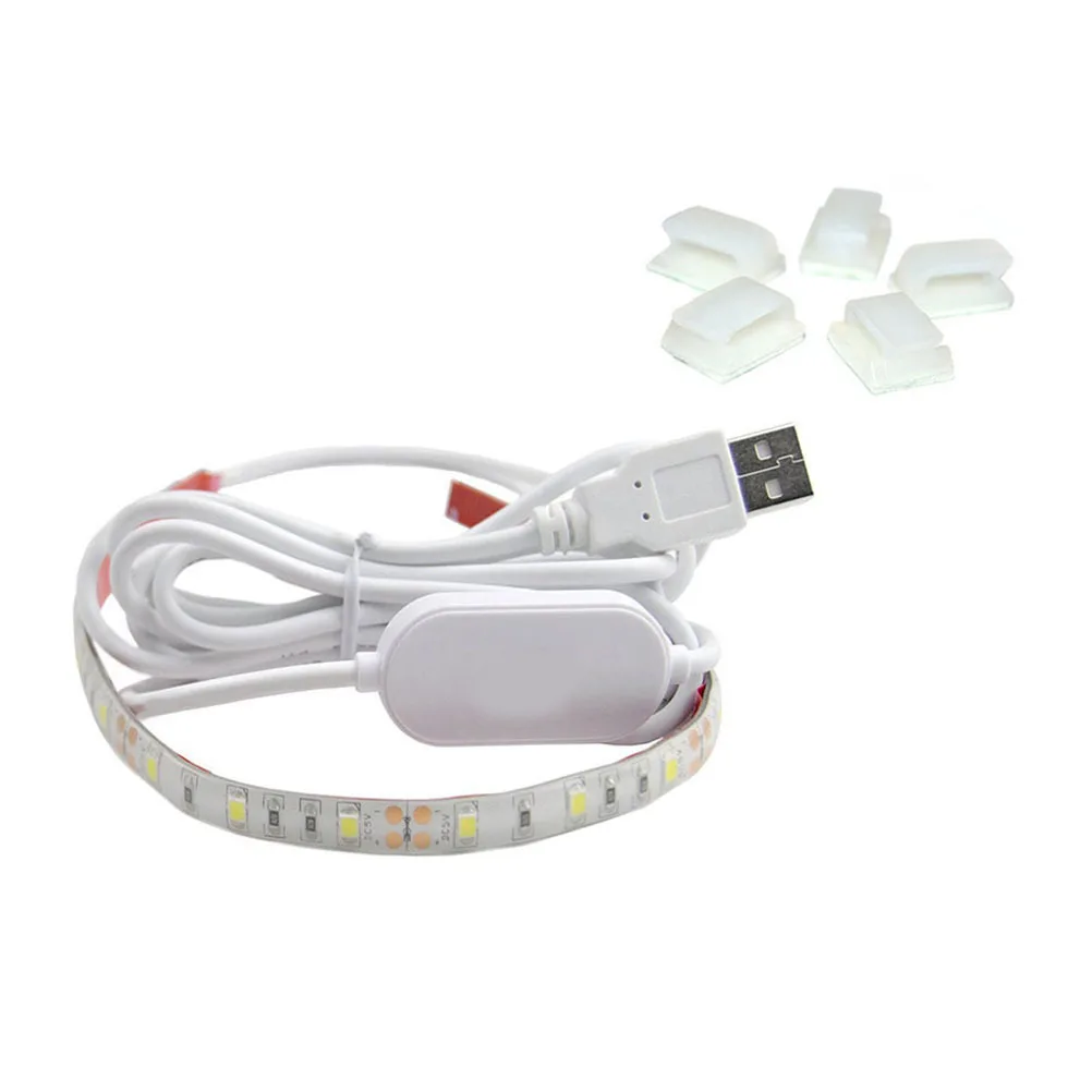 

1Pcs USB Powered Strip Light for Sewing Machine Strong Adhesive Tape Easy Install Place Professional Use White