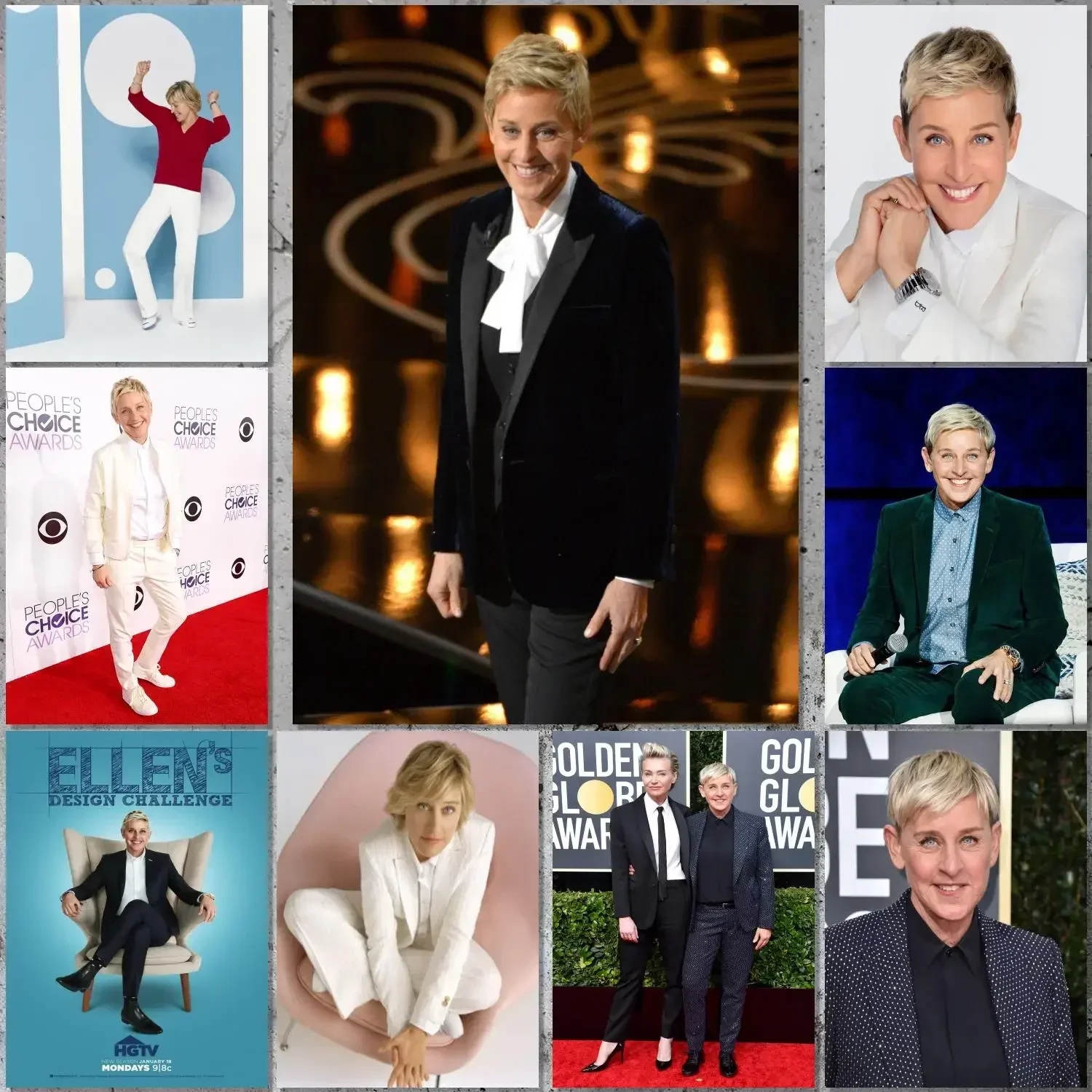 Ellen DeGeneres Poster Canvas Art Poster and Wall Art Picture Print Modern Family bedroom Decor Posters