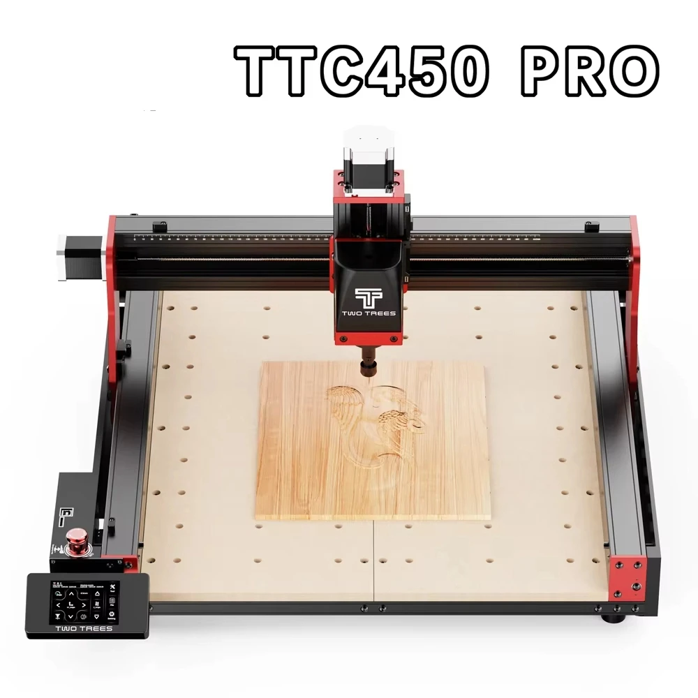 CNC TTC450 Pro Macchina router CNC interamente in metallo a 3 assi singola per intaglio di legno in nylon Motore da taglio Nucleo motore
