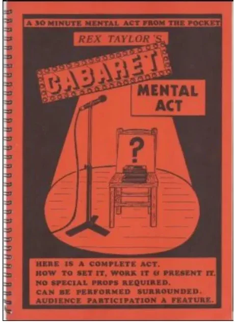 

Кабаре Mental Act от Рекса Тейлора - Фокусы (Мгновенная загрузка)