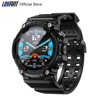 LOKMAT New ATTACK 3 Sport Smart Watch Support Bluetooth Calls Fitness Tracker Heart Rate Monitor Touch Screen Smartwatches