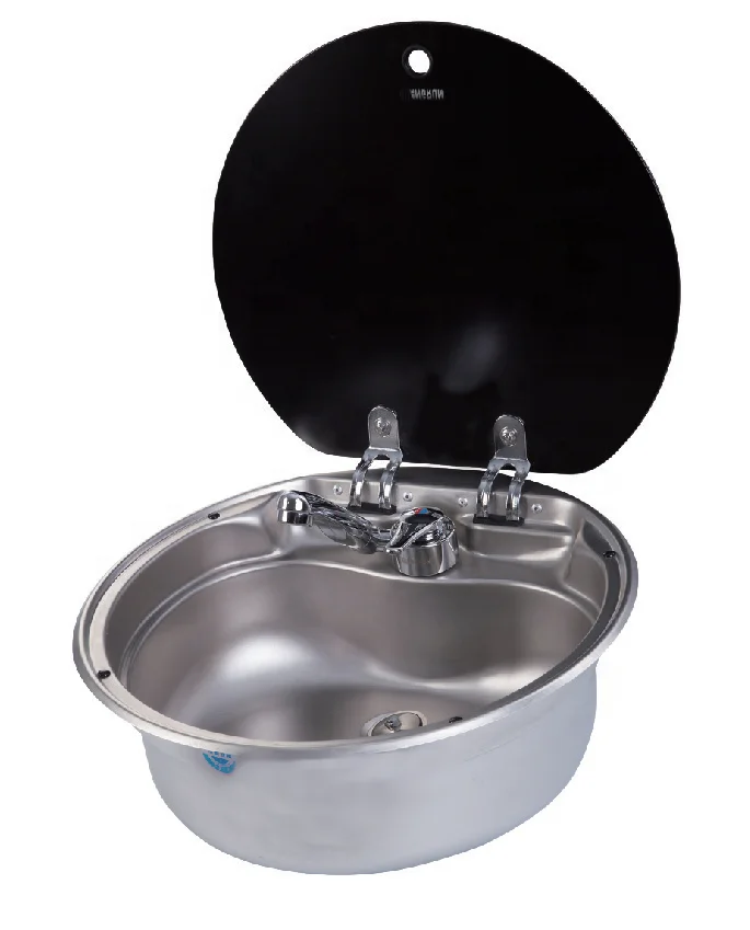 

RV Modification Accessories Sink Folding Sink Hidden Clamshell Sink Car Stainless Steel Wash Basin Wash Basin