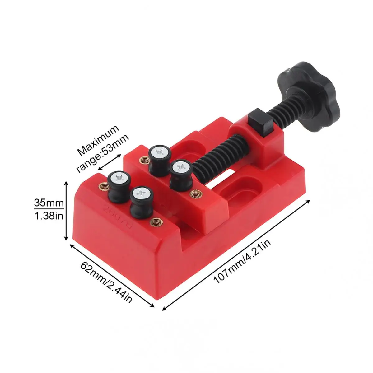 Mini Eight Hole Flat Vise With Quick Adjustment Mini Drill Press Vise for Walnut or DIY Sculpture Bodhi Bead Jig  Bench Vice