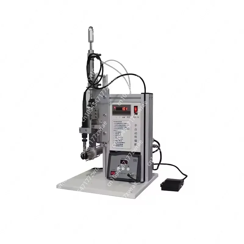 2026 Audio Line DC Connector Automatic Soldering Machine Semi-Automatic Data Cable Soldering Machine Core PLC Components 35kg