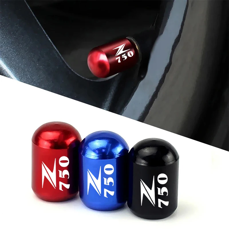 

For KAWASAKI Z750 Z 750 todo el año 2019 2020 2021 2022 Accessorie Wheel Tire Valve Air Port Stem Caps Airtight Covers logo