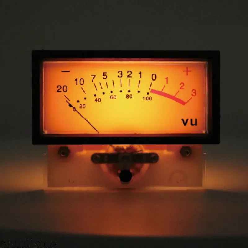 TN73 High Precision VU Meter DB Level Indicator Backlight Audio Power Meter for Mixer Tube Amp Project