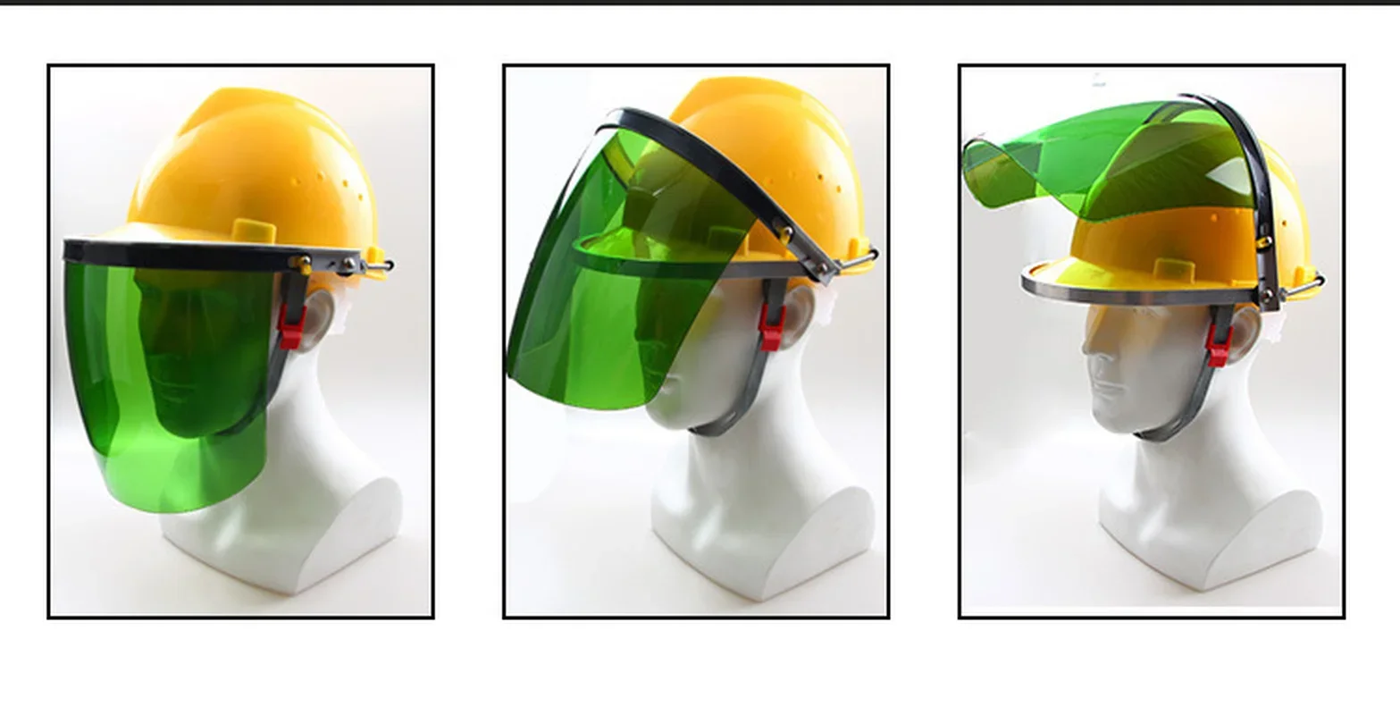 Imagem -05 - Máscara Protetora Facial Completa Protetora Clara Capacetes de Soldagem Anti-uv Segurança Anti Splash Shock Masks Visor Workplace Protective Helmet