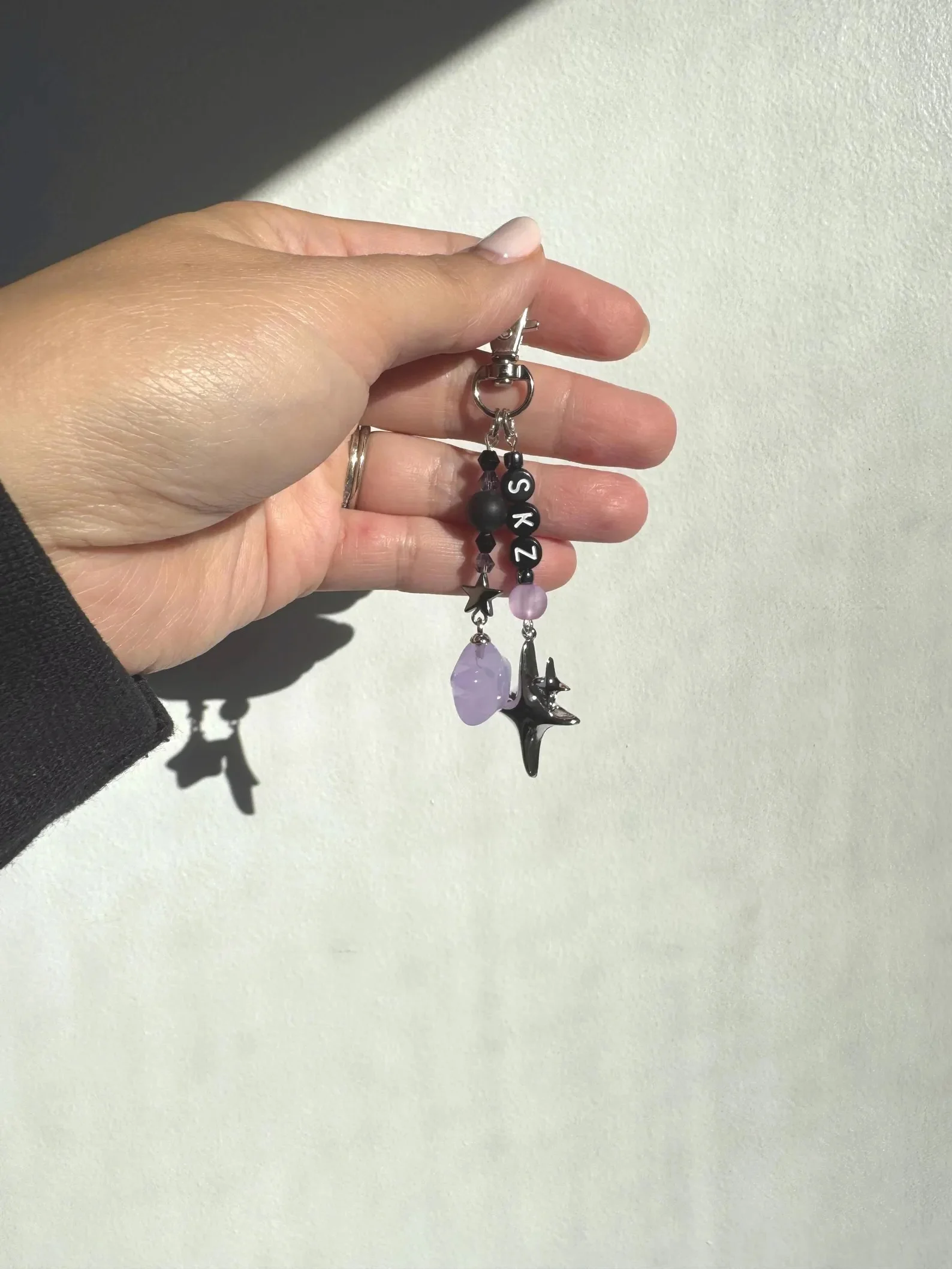 Handmade Keychain Chain - SKZ K-Pop Light Stick Charm - Bag, Backpack, Wallet Accessory Idol Fan Gift view 6