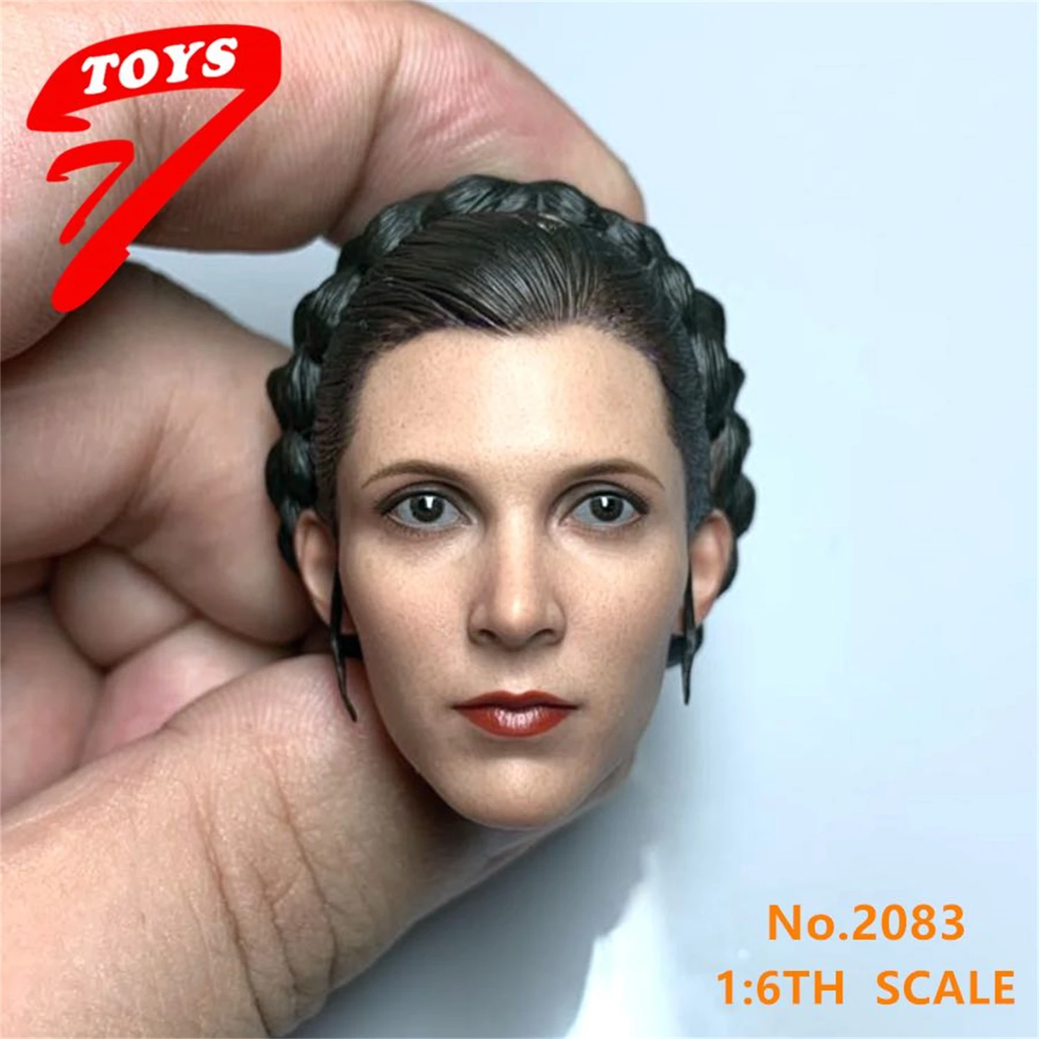 1/6 Princess Leia Snow Ver. Carrie Reynolds Fisher Head Scupt Fit 12'' TBLeague Suntan Action Figure