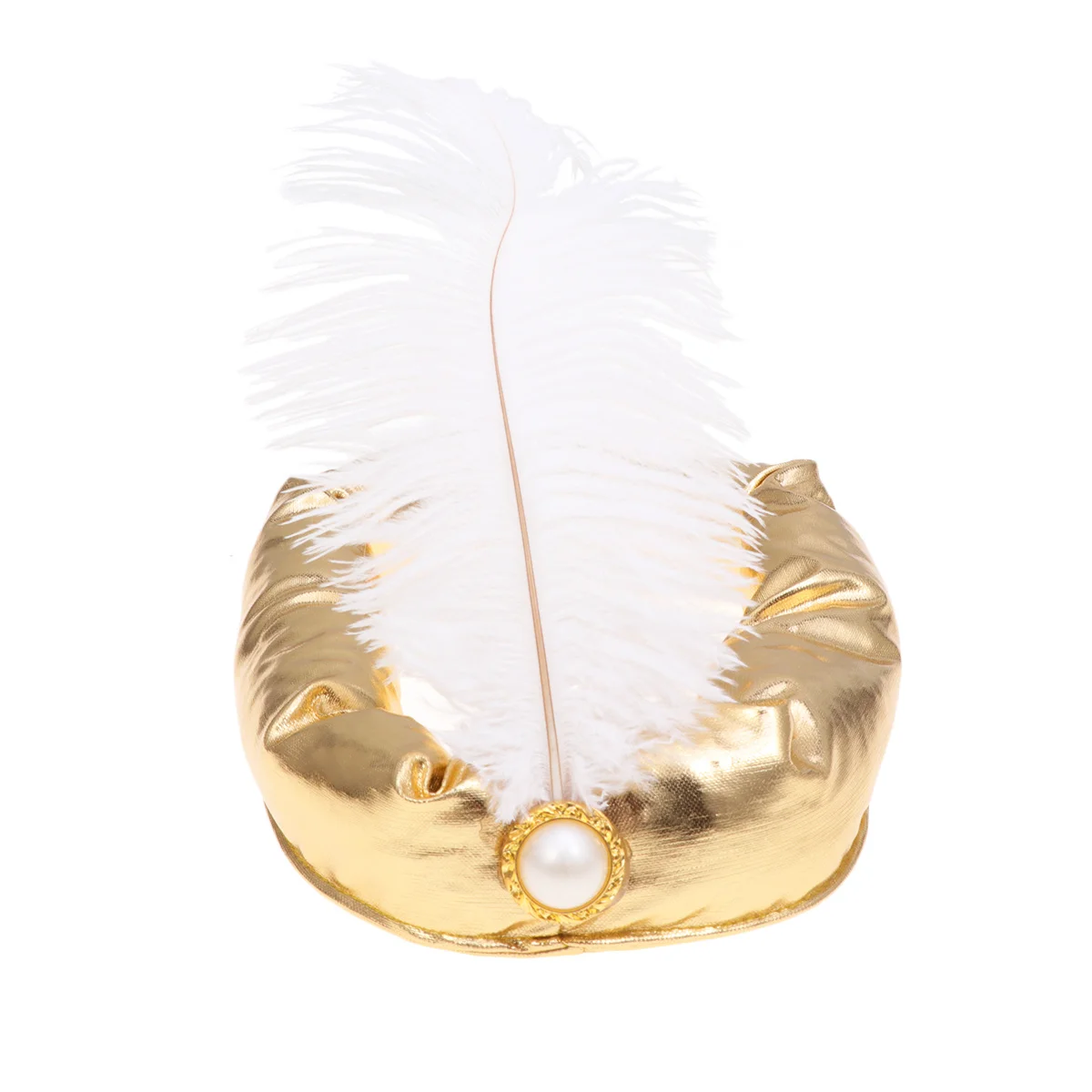 Indian Prince Hat Golden Halloween Kings Headwear Boys Cosplay Party Arab Headdress Costume Decoration Prince Hat