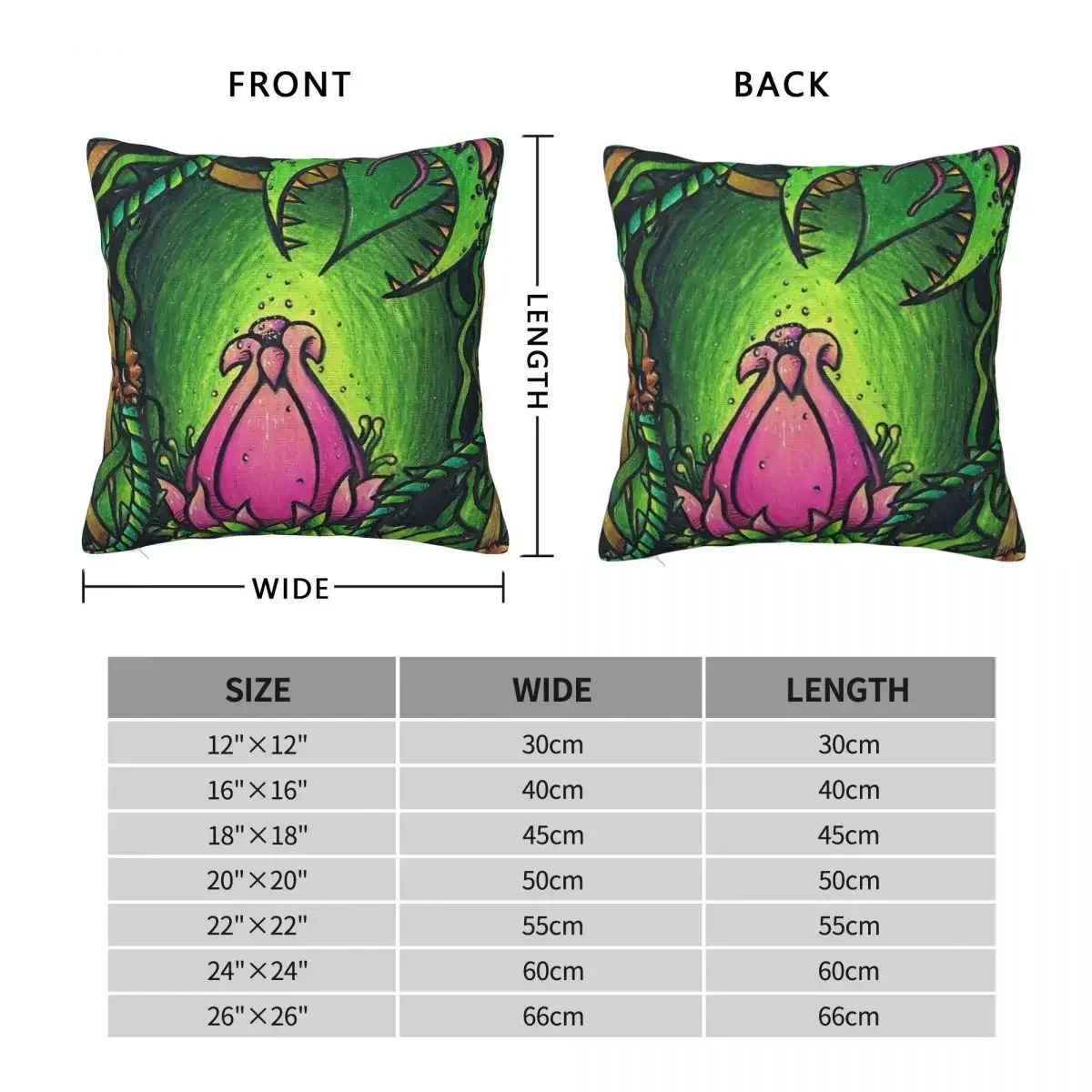 Terraria- Plantera Square Pillowcase Pillow Cover Polyester Cushion Decor Comfort Throw Pillow for Home Sofa