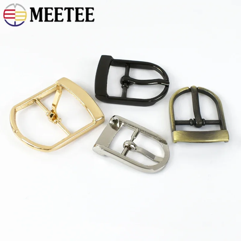 5/10Pcs 13/16/20/25mm Metal Pin Buckle Bag Strap Belt Buckles Slider Ring Hook Shoes Adjuster Clasp DIY Leather Accessories