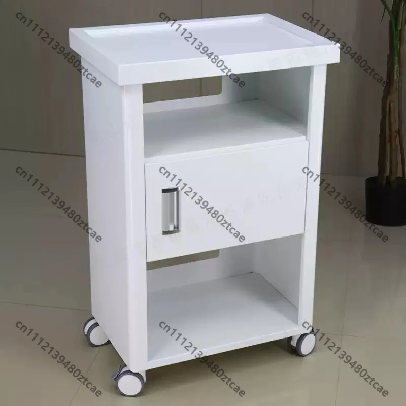 Dental Mobile Trolley Cart with Socket Rolling Stand for Oral Scanner Scaler Clinic Use