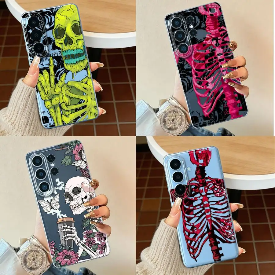 Case for Samsung Galaxy S26 Ultra Note 20 Ultra 10 S24 S20 Plus S23 S21 S26 S25 Edge S22 FE S25Ultra Phone Cover Rose Retro