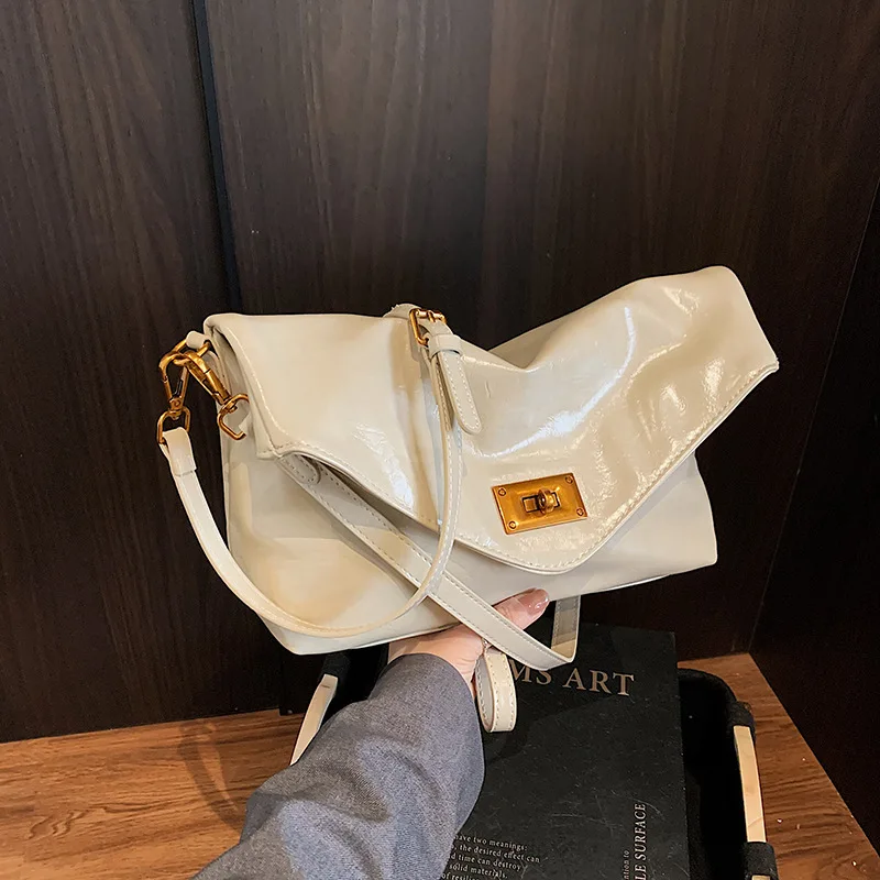 

Сумка-мессенджер 2024, просторная женская сумка через плечо, офисная сумка через плечо, модная сумка-тоут «день-ночь», текстурированная сумка-слинг