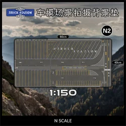1:64 Scale Model Car Scene Mat Large Parking Lot Mat For Diecast Vehicle Display Toy Mouse Pad Scene Accessory Show Collection