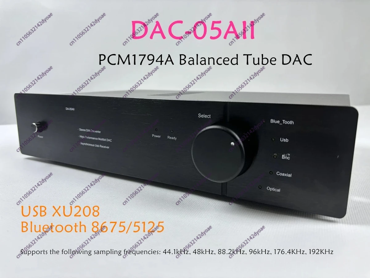 

DAC05AII 4*PCM1794 XMOS XLR Electron Tube BT DAC DAC05 Balanced Bluetooth Decoder DAC-05A Sound Card