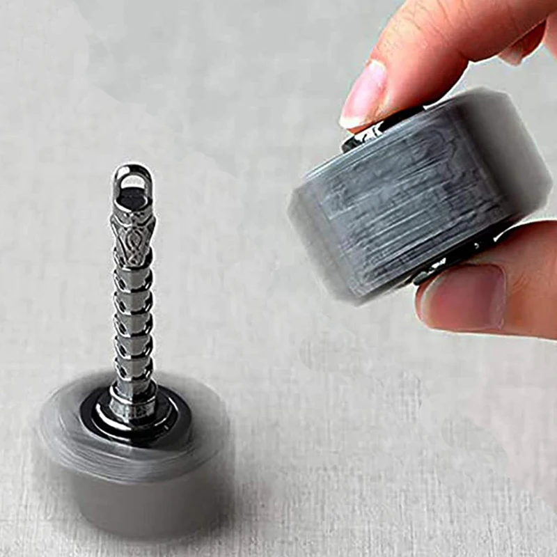 Metalen Fidget Spinner Hamer Tol Stress Angst ADHD Relief Speelgoed Creatieve cadeaus voor tienerjongens Kinderen Volwassenen