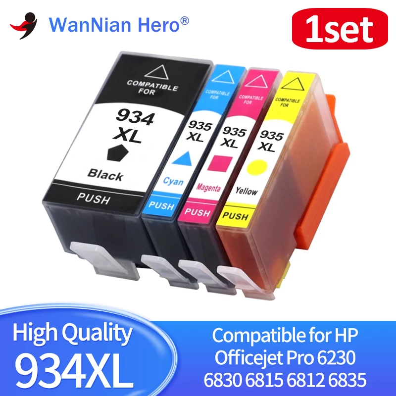 Cartuchos de tinta para impresora HP 934XL, recambio de tinta para impresora HP 935XL, 934, 935, hp934 XL, HP Officejet Pro 6812, 6830, 6815, 6835,