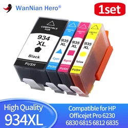 Cartuchos de tinta para impresora HP 934XL, recambio de tinta para impresora HP 935XL, 934, 935, hp934 XL, HP Officejet Pro 6812, 6830, 6815, 6835, 6230, 6820, 4 colores