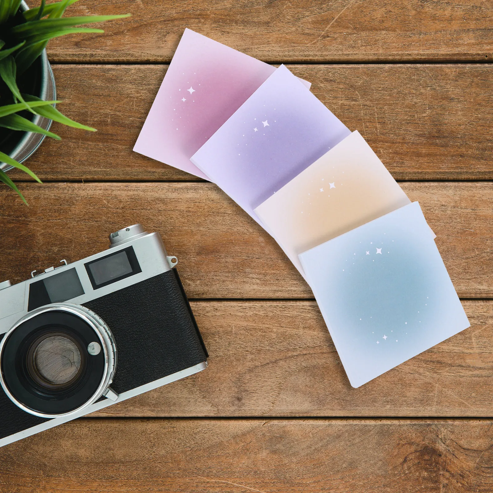 

Gradient Color Memo Pads Portable Writing Paper for Students Teachers Office Staff Schedule Planning to Do List Paper
