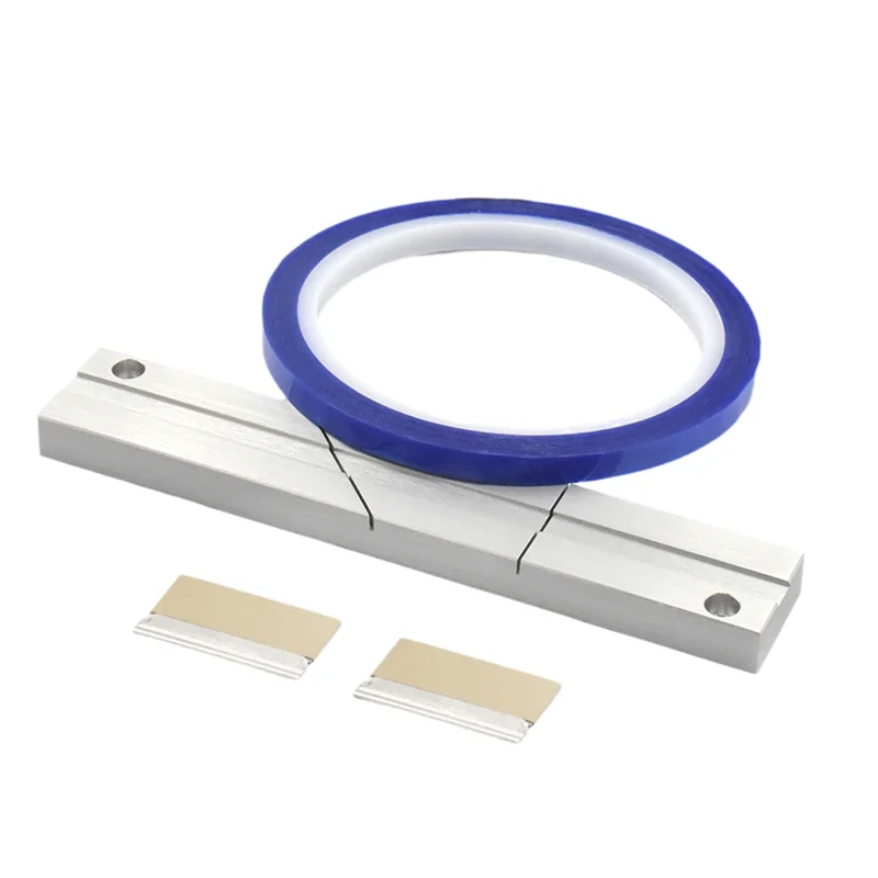 AT82-كتلة ربط مع شريط زعيم وشفرتين للقطع، مجموعة ربط الشريط مقاس 10 بوصة لإصلاح الشريط المكسور لـ Revoxsonido #5