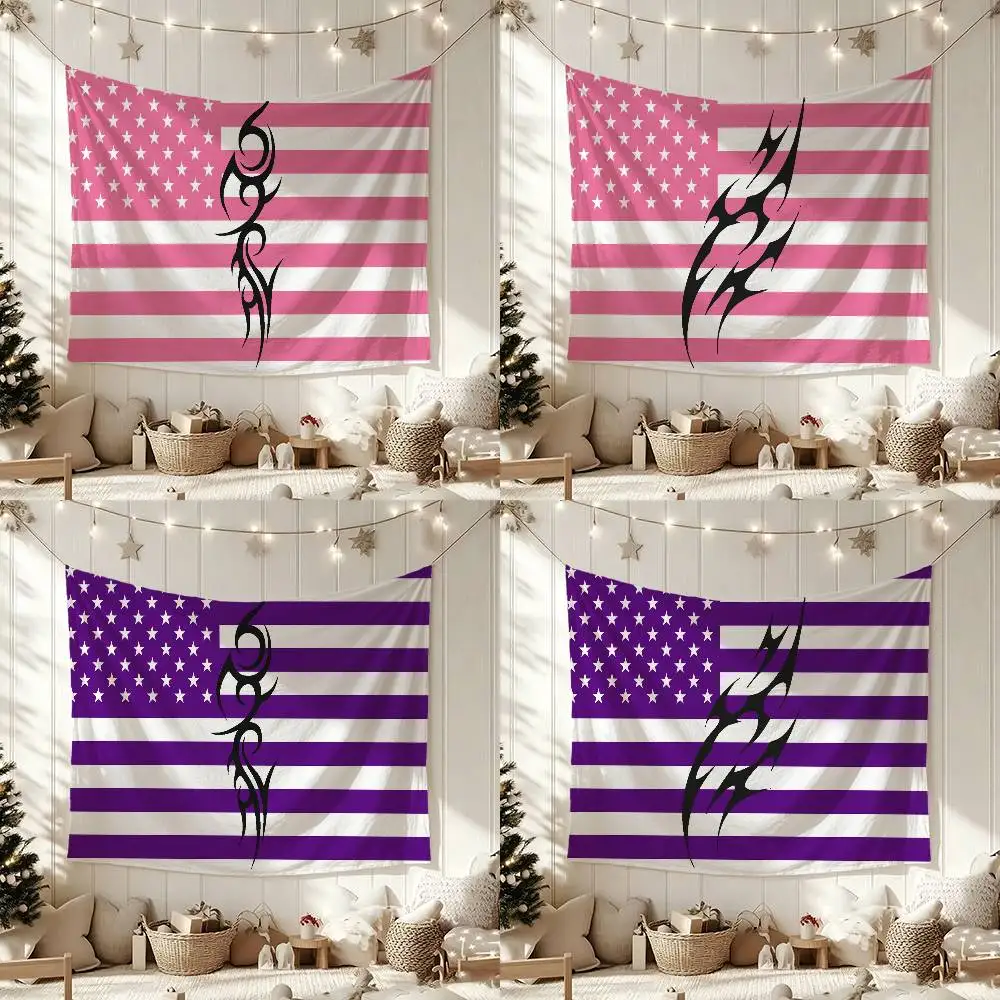 Simple Stylish Patterned Flag Outdoor Decorations for Bedrooms Home Decor Items Decoration Banners
