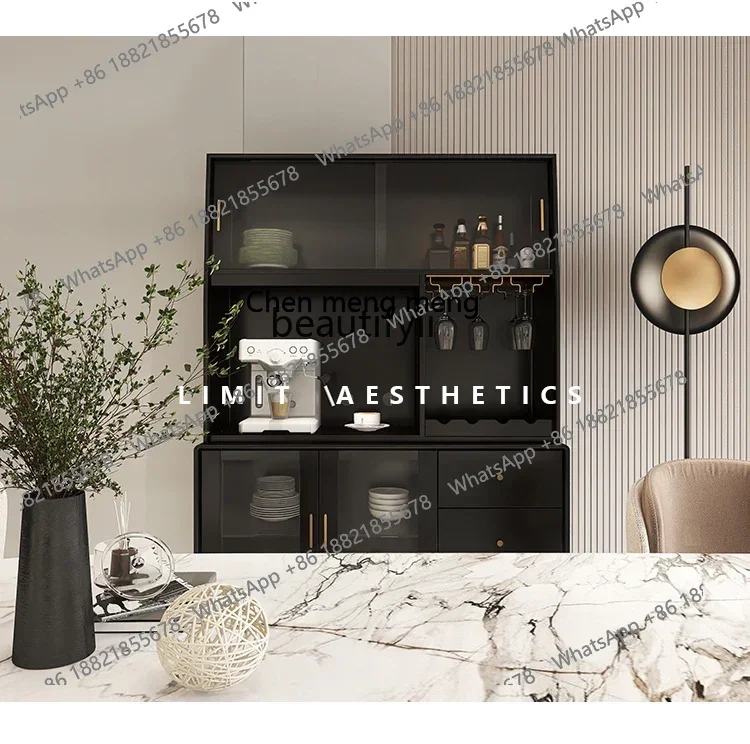xz1X1Meal preparation, wine cabinet storage, restaurant household tea, light luxury modern, coffee high cabinet