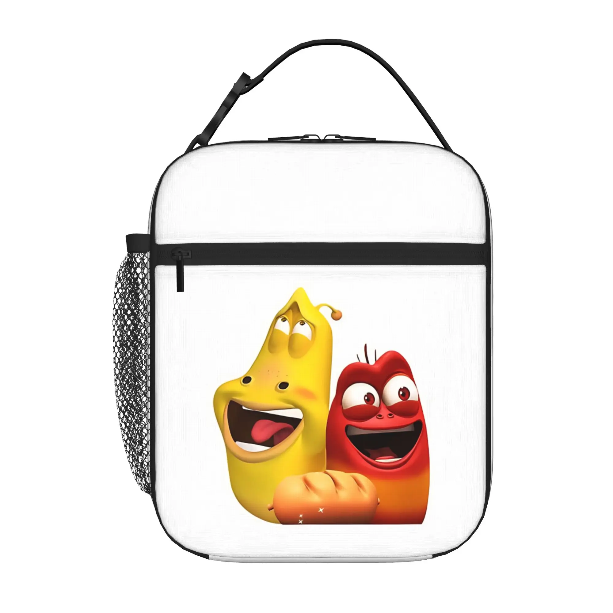 1 Piece Portable Lunch Container cartoon bug graphic  Zipper Closure Durable Pocket Larva For Lunch Box Bag
