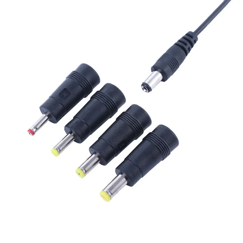 8pcs Universal Laptop DC Power Supply Adapter Connector Plug AC DC Jack Charger Connectors Laptop Power Adapter Conversion Plug