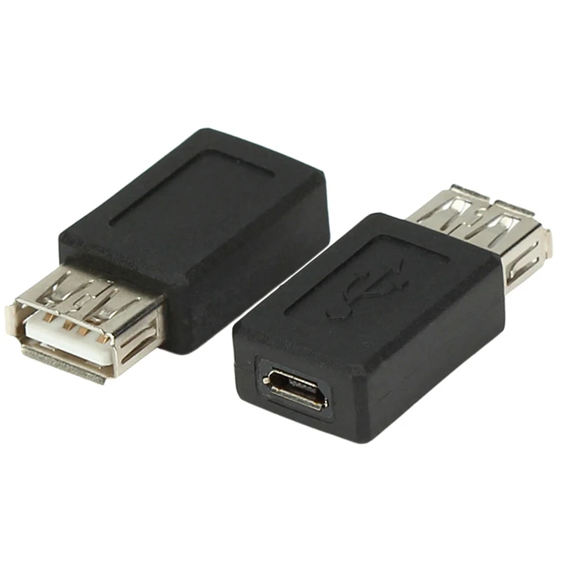 USB 2.0 Female to Mini USB Female Converter Adapter Plug USB 2.0 to Micro USB Connector Female To Female Adapter