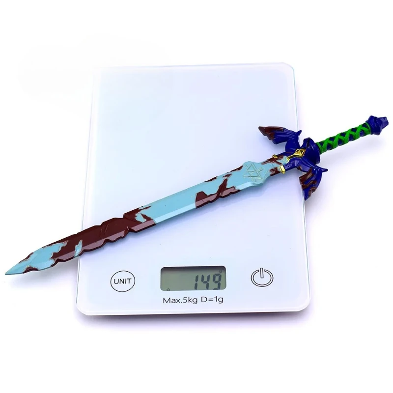 30cm/11.81in Łzy Królestwa Mistrz Miecz Modele broni z wersją podstawową Peryferia do gier Metalowe rzemiosło Kolekcje na biurko