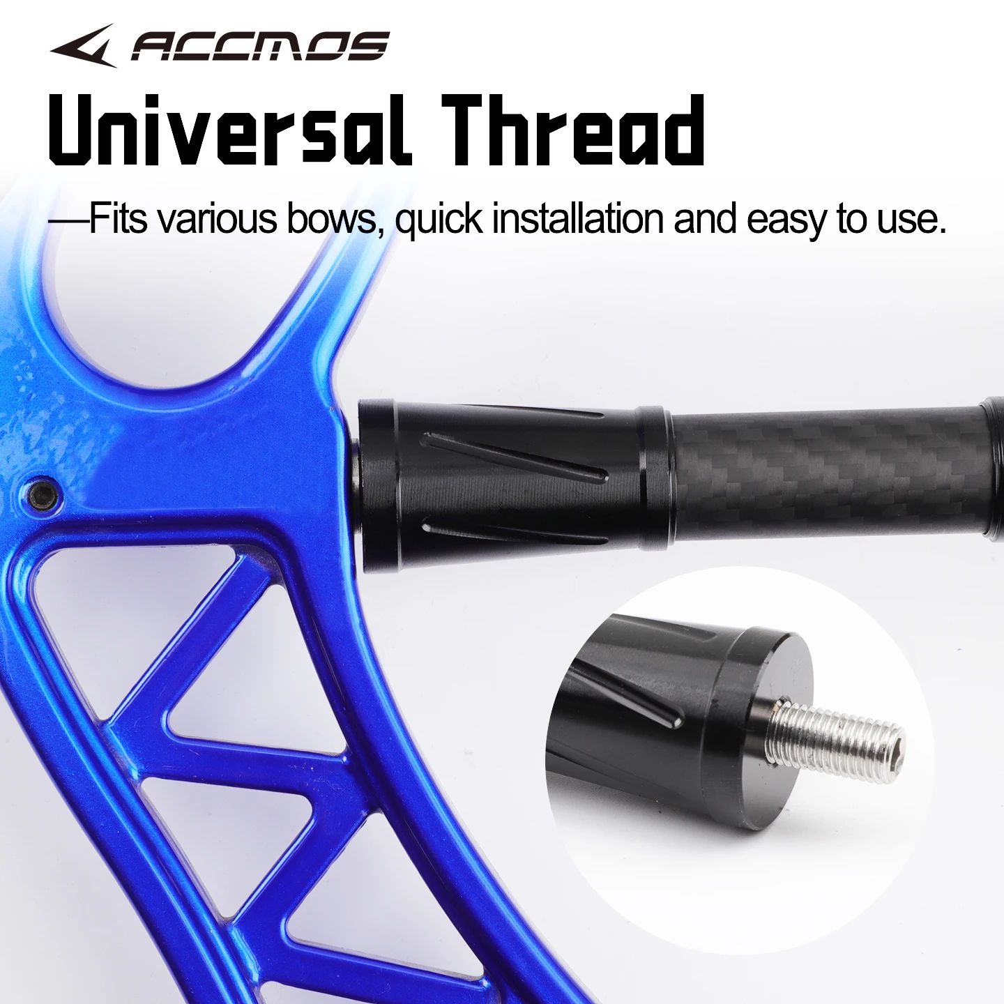Archery Carbon Stabilizer Balance Bar Stabilizer 6\'\'/8\'\'/10\'\'/12\'\'/15\