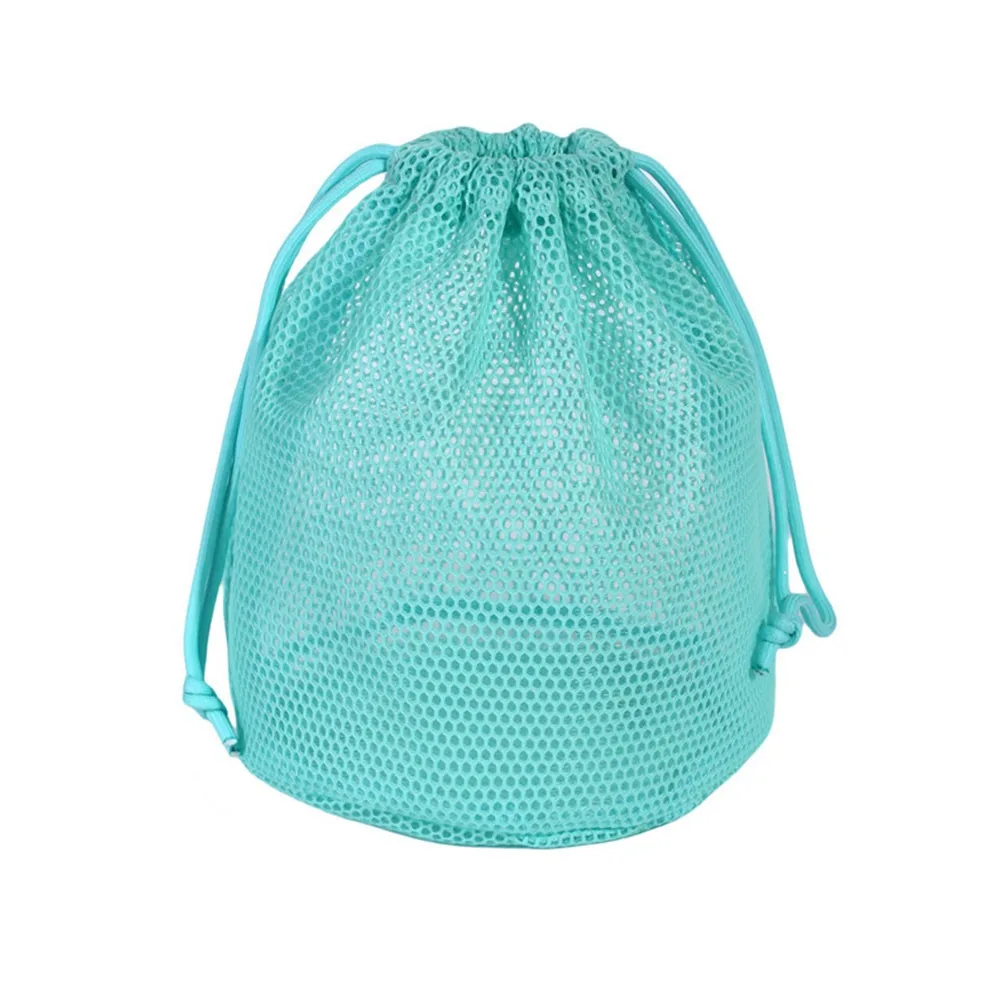 Nueva bolsa de cosméticos con cordón, de gran capacidad, con diseño de colores vibrantes y bolsillo de malla para monedas.