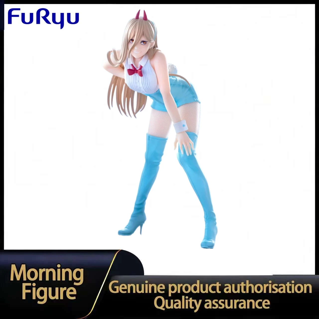 in-stock-furyu-bicute-bunnies-chainsaw-man-power-light-blue-ver-figure-toy-model-collection