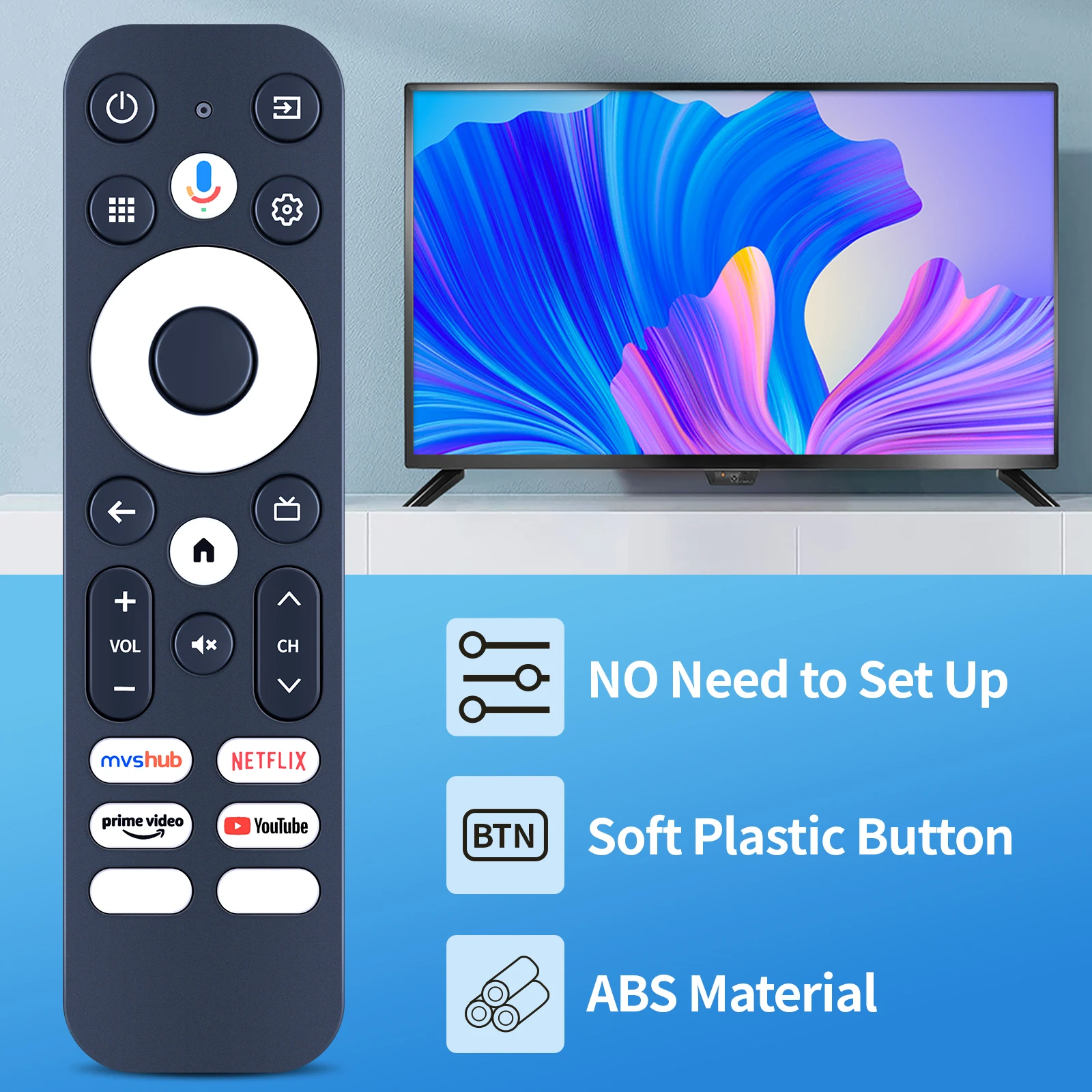 Новый пульт дистанционного управления для потоковой передачи видео в фильмах mvshub с голосом