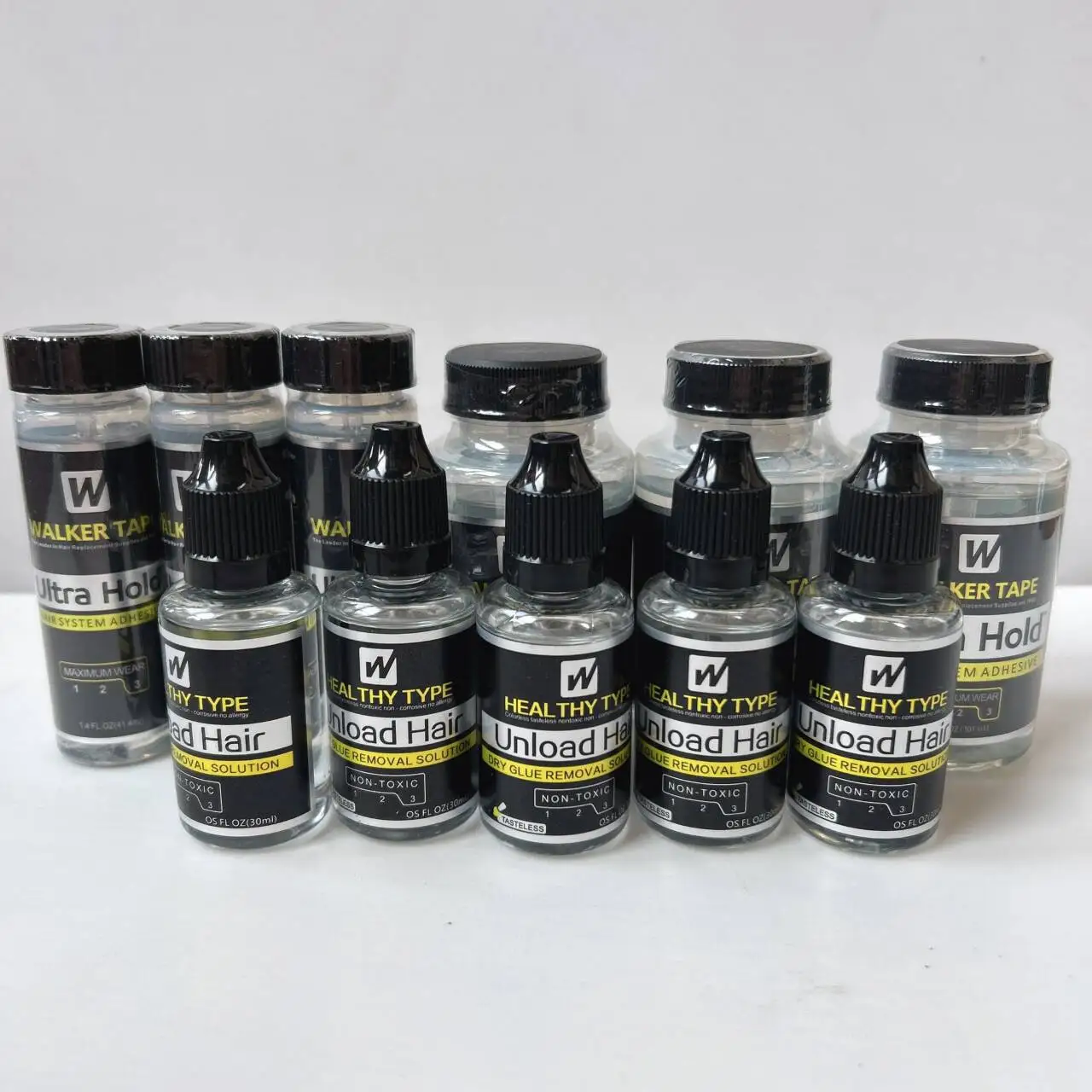 101 مللي المواد اللاصقة الغراء الترا عقد السائل السندات الغراء نظام الشعر لاصق غراء السيليكون للشعر المستعار الدانتيل/الشعر المستعار/الإغلاق والمزيل #4