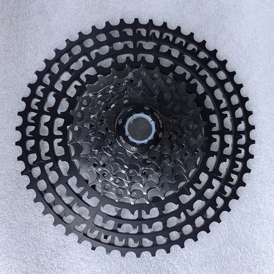 NFOX Mtb 12 Speed Cassette Chain 50t 52t HG M9000 M8000 Bicycle Parts CNC Black Freewheel Mountain Bike Component Sunshine